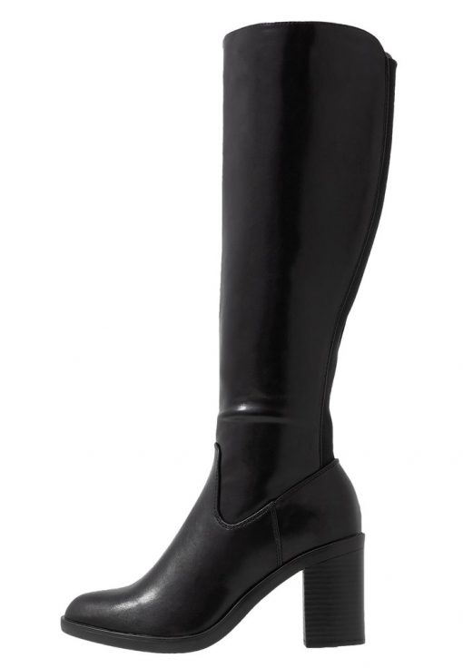 The Best Choice - Women's Anna Field Block heel Zip UP Boots Black ...